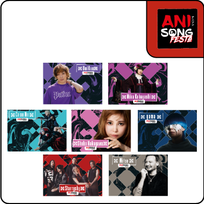 Set of 7 Anisong Festa 2026 postcards